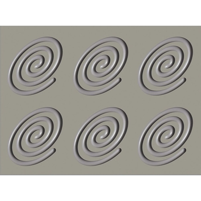 Silikonform GG010, Oval spiral, Gourmand 40x30cm - Pavoni
