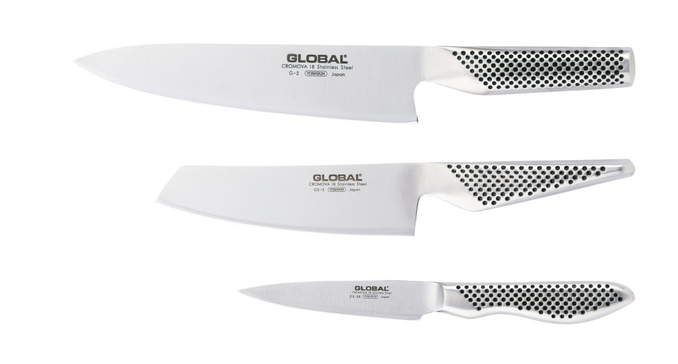 Global Knivset med G-2, GS-5, GS-38 i gruppen Matlagning / Köksknivar / Knivset hos KitchenLab (1073-13369)
