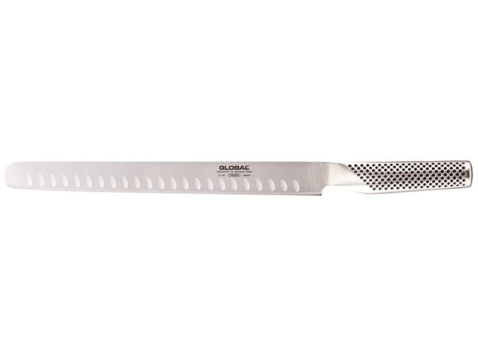 Lax- och skinkkniv G-87, Olivslipad, 27 cm - Global i gruppen Matlagning / Köksknivar / Lax- & skinkknivar hos The Kitchen Lab (1073-13858)