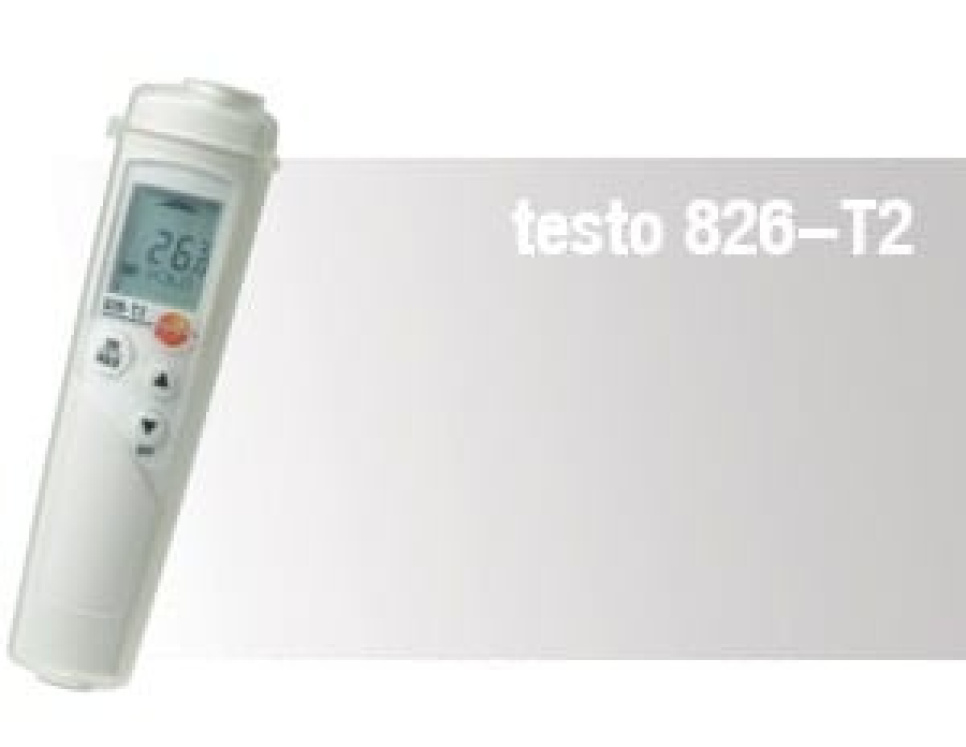 Lasertermometer 826-T2- Testo i gruppen Matlagning / Mätare & Mått / Kökstermometrar / Lasertermometrar hos The Kitchen Lab (1089-10221)