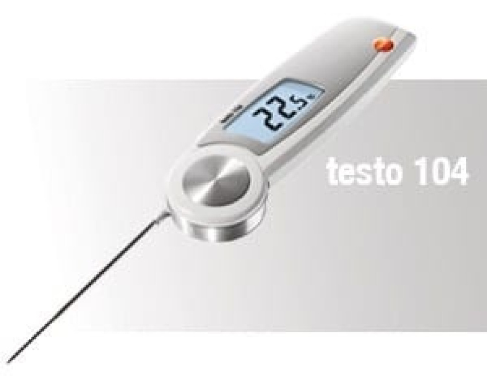 Termometer 104, vikbar - Testo i gruppen Matlagning / Mätare & Mått / Kökstermometrar / Instickstermometrar hos The Kitchen Lab (1089-10706)