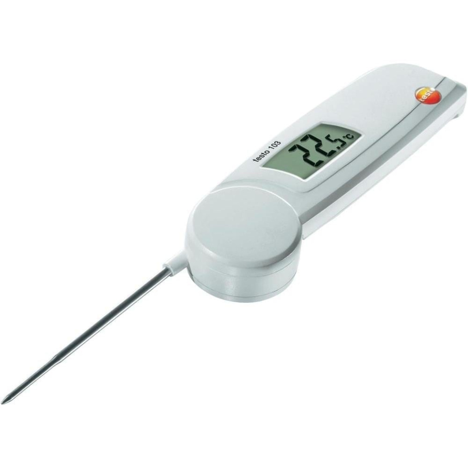 Termometer 103, vikbar - Testo i gruppen Matlagning / Mätare & Mått / Kökstermometrar / Sondtermometrar hos The Kitchen Lab (1089-15889)
