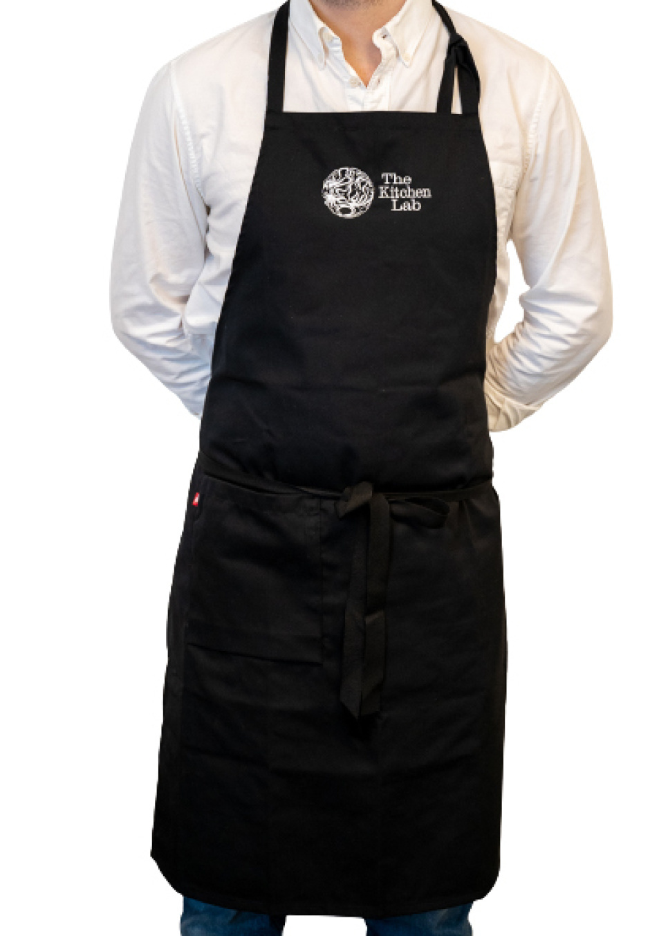 Bröstlappsförkläde med logga - KitchenLab i gruppen Matlagning / Kökstextilier / Förkläden hos KitchenLab (1317-27450)