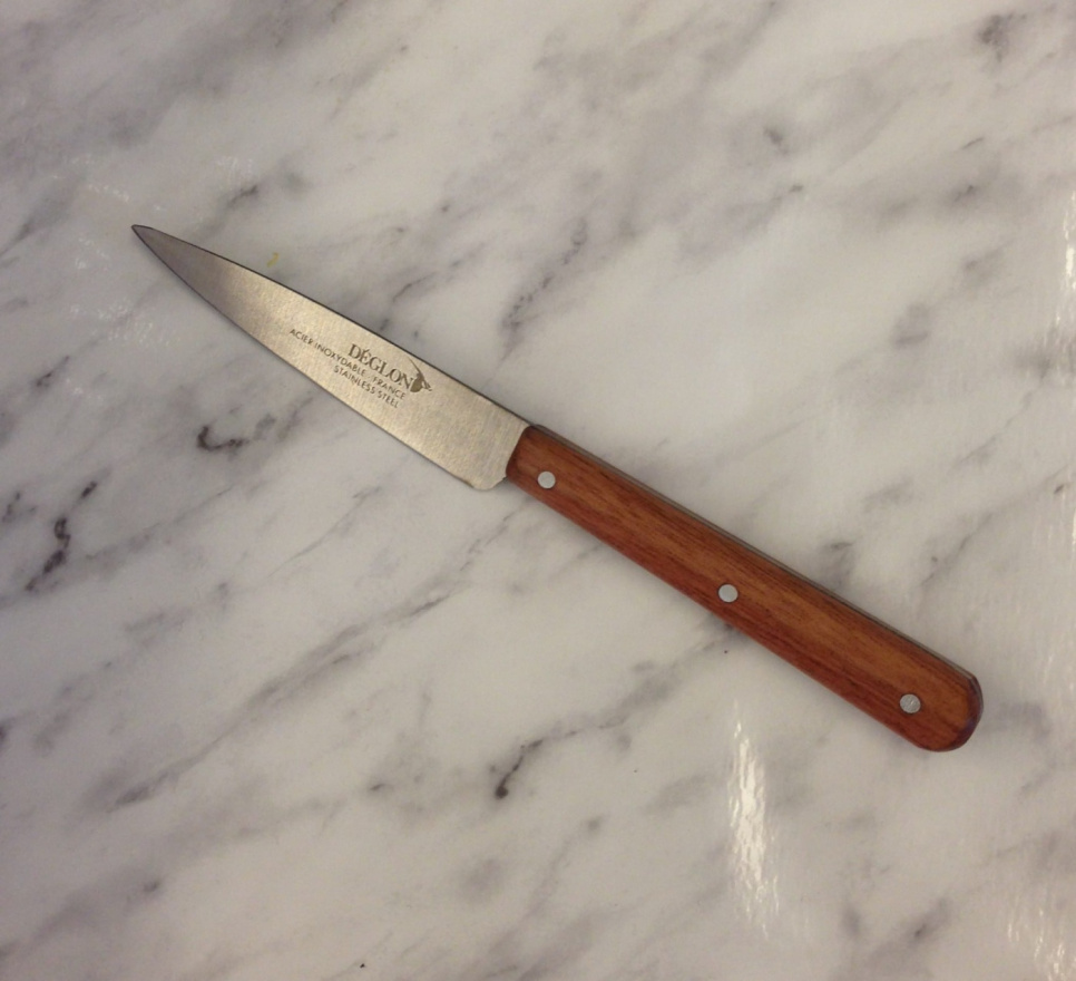 Stekkniv/Allkniv 8 cm, Trähandtag - Déglon i gruppen Matlagning / Köksknivar / Allknivar hos The Kitchen Lab (1525-14225)