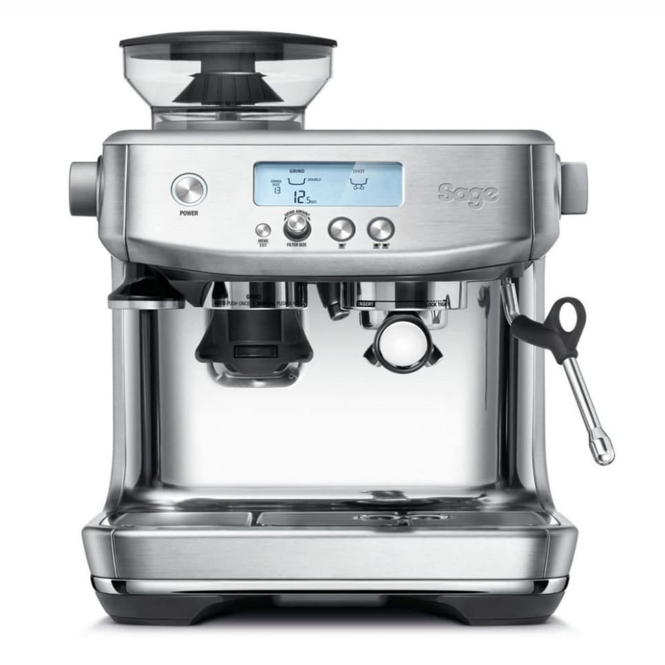 The Barista Pro, Espressomaskin i borstat stål - Sage i gruppen Te & Kaffe / Brygga kaffe / Espressomaskiner hos KitchenLab (1697-23408)