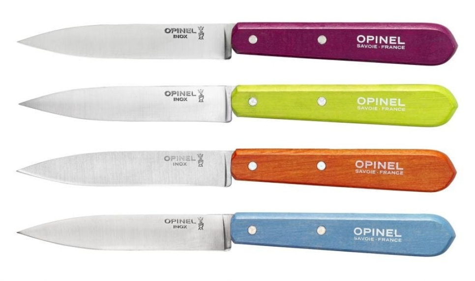 Knivset i fyra delar, Sweet Pop-färger - Opinel i gruppen Matlagning / Köksknivar / Knivset hos KitchenLab (1861-22656)