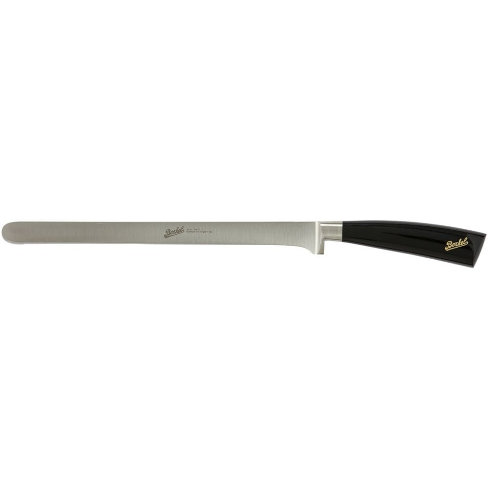 Skinkkniv, 26 cm, Elegance Glossy Svart - Berkel i gruppen Matlagning / Köksknivar / Lax- & skinkknivar hos KitchenLab (1870-23950)