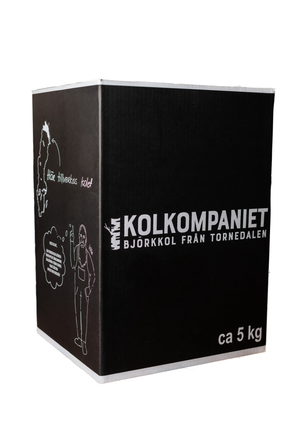 Björkkol från Tornedalen, 5 kg - Kolkompaniet i gruppen Grillar, Spisar & Ugnar / Grillkol & briketter / Grillkol hos The Kitchen Lab (2169-28563)