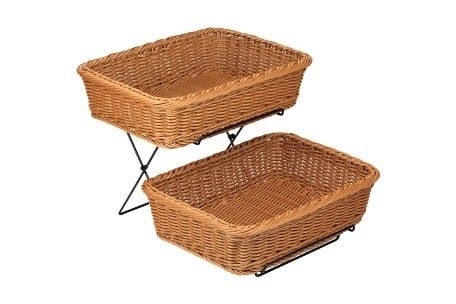 Brödkorgar i ställning - Patina