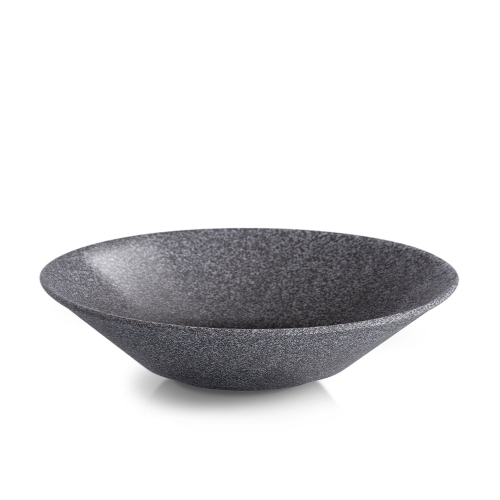 Djup Tallrik Hazy no 4, Halvglaserad, 27 cm, Mörkgrå - Benedikt