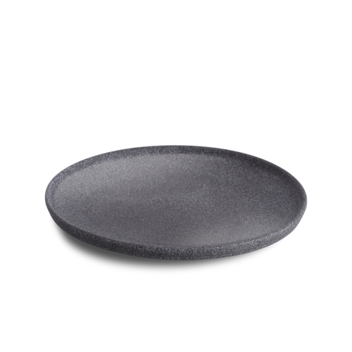 Tallrik Hazy no 4, Halvglaserad, 20 cm, Mörkgrå - Benedikt