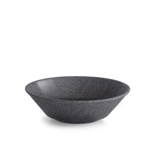 Skål Hazy no 4, Halvglaserad, 20 cm, Mörkgrå - Benedikt