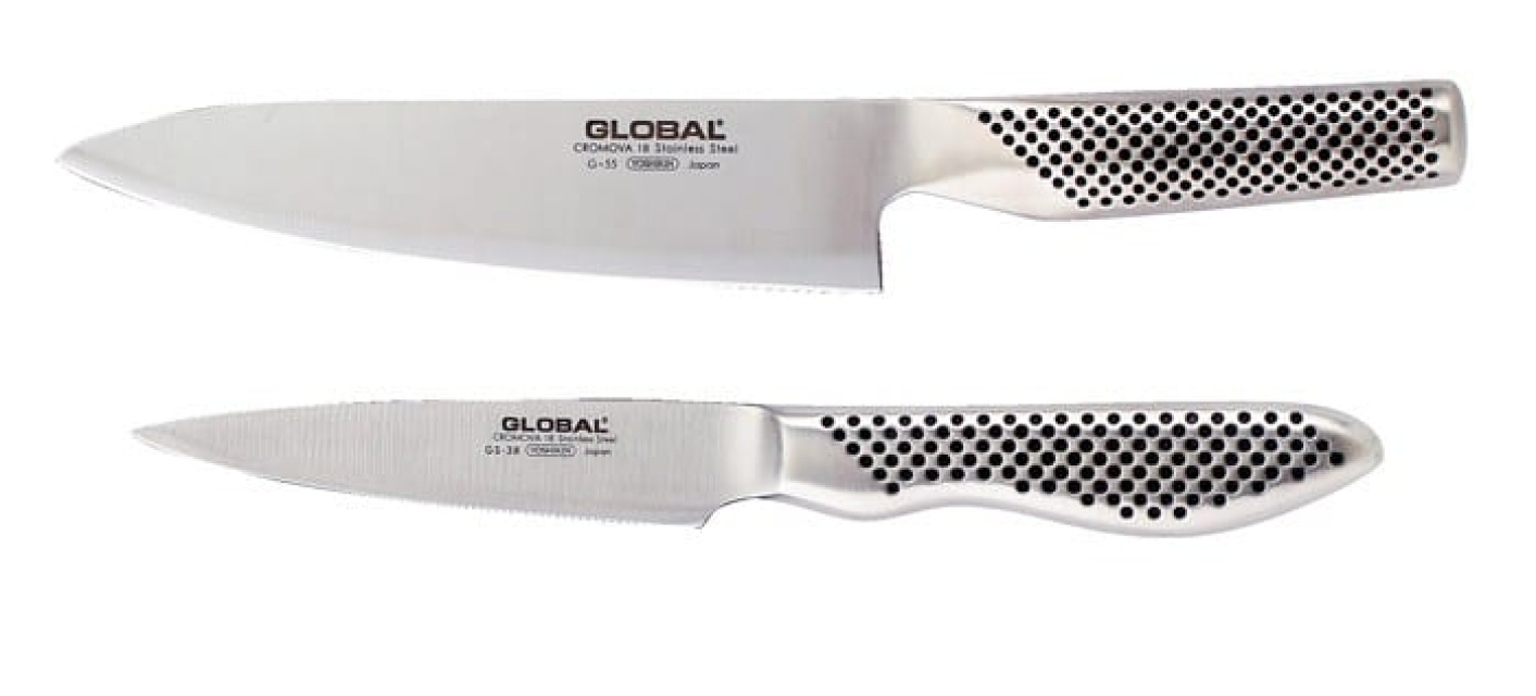 Global Knivset med G-55,GS-38