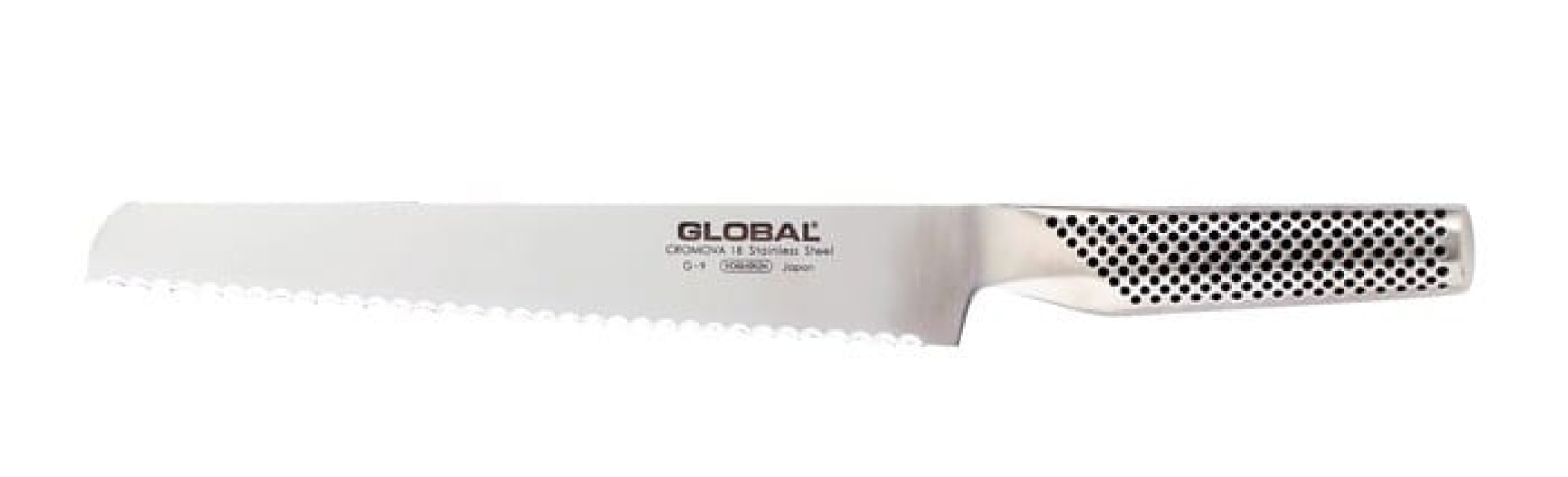 Global G-9 Brödkniv tandad, 22 cm