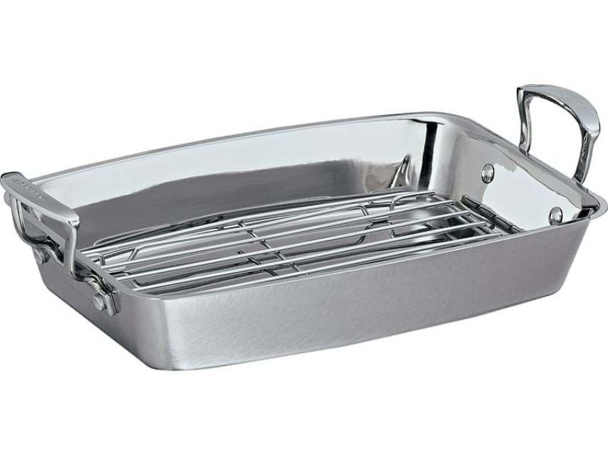 Långpanna med galler 42x26 cm, Impact - Scanpan