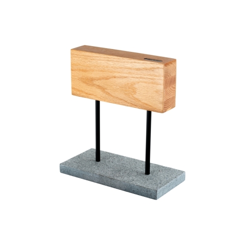 Magnetiskt knivblock i ek - Style de Vie