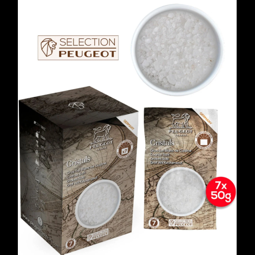 Grovt salt från Tyskland, 7x50g - Peugeot