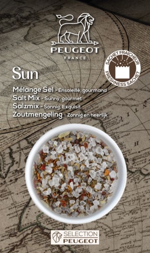 Saltmix till kvarn, Sun, 135g - Peugeot