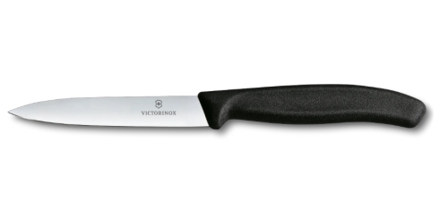 Skalkniv 8 cm, svart plast - Victorinox