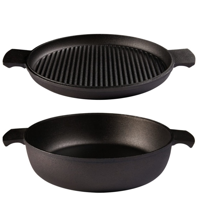 Traktörpanna + Grillpanna, 27cm - Skeppshult