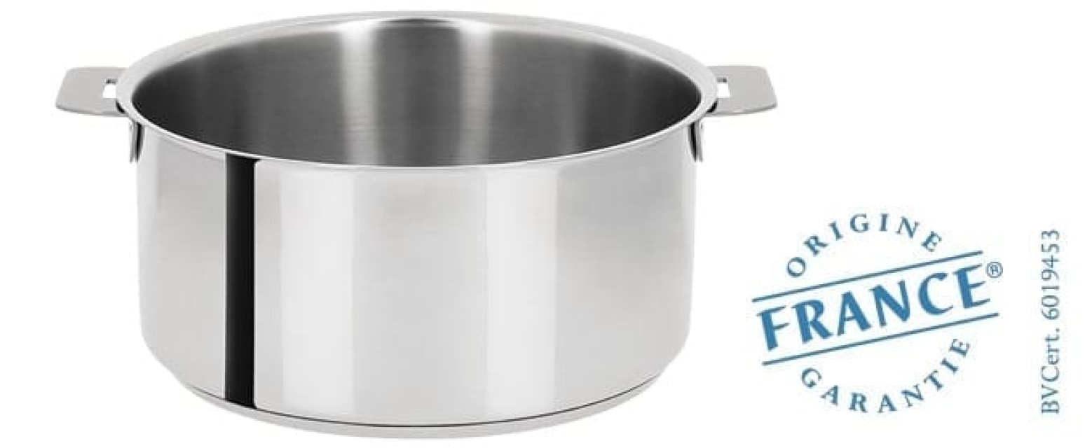 Rostfri kastrull, avtagbart handtag, Mutine - Cristel