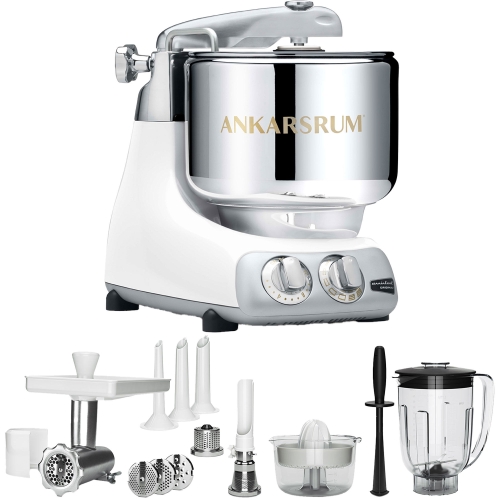 Ankarsrum Assistent Mineral White + Tillbehörspaket Deluxe