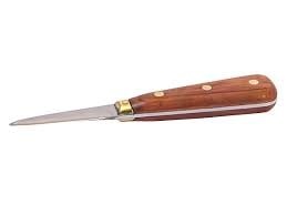 Ostronkniv med trähandtag