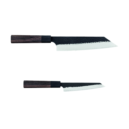 Knivset Bunka Kurouchi finish, Shinmatsu - Suncraft