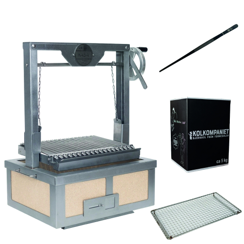 Japansk Bordsgrill / Konro, Kasai Medium Wide med Asado Parrilla och kol