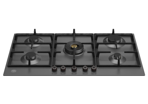 Mattsvart gashäll, 90 cm, Professional - Bertazzoni