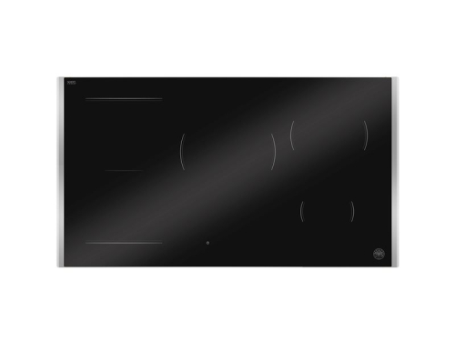Induktionshäll, 90 cm, 5 zoner (1 Flex), invisible slider + Carbonio-ram - Bertazzoni