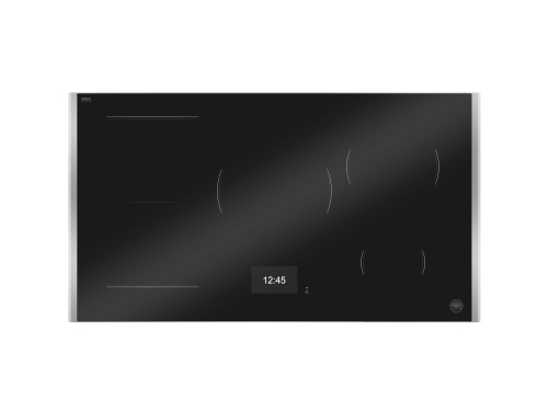 Induktionshäll, 90 cm, TFT display, 5 zoner (1 Flex) + rostfri ram – Bertazzoni