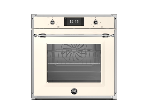 Ångugn med pyrolys samt TFT-skärm, avorio/krom, Heritage-series – Bertazzoni
