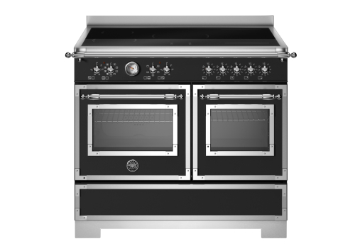 Induktionsspis Heritage, 100 cm, 5 zoner, 2 ugnar, Mattsvart - Bertazzoni