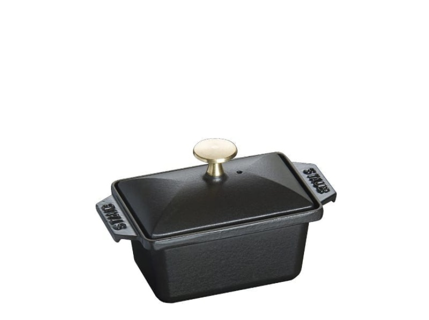 Terrin i gjutjärn, svart - Staub - 15 x 11 cm