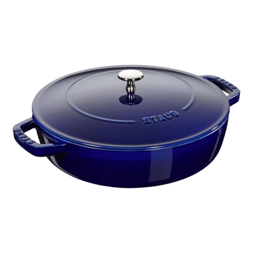 Traktörpanna, Chistera, Blå - Staub - 28 cm