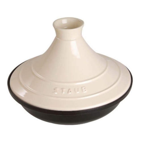 Tajine i Gjutjärn, 20cm, Svart/Creme - Staub