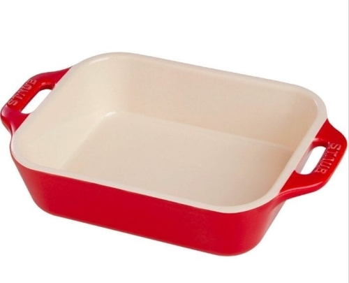 Rektangulär form, röd - Staub