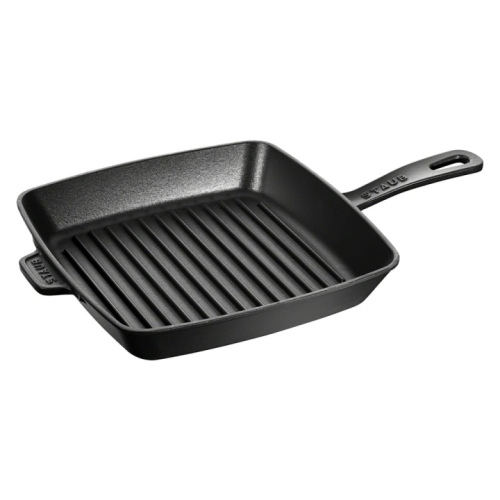 Grillpanna i gjutjärn, Svart - Staub