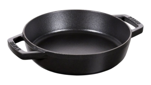 Sautépanna med två handtag, svart - Staub