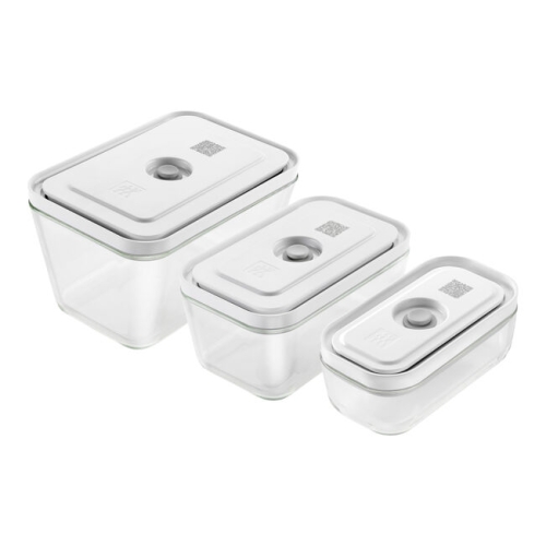 Vakuumlåda i Borosilikatglas, Fresh & Save, 3-pack - Zwilling