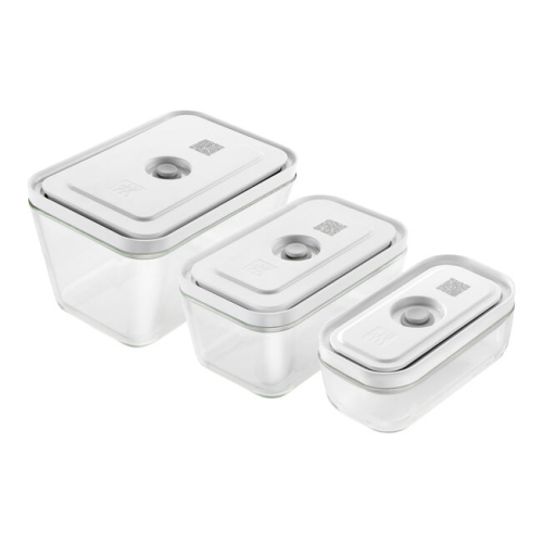 Vakuumlåda i Borosilikatglas, Fresh & Save, 3-pack - Zwilling