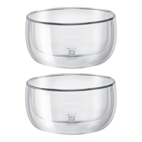 Glass-coupe/dessertskål i dubbelväggat glas, 280ml, 2-pack, Sorrento - Zwilling