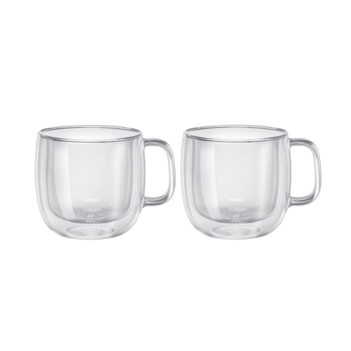 Cappuccinokopp/tekopp i dubbelväggat glas, 2-pack, Sorrento - Zwilling