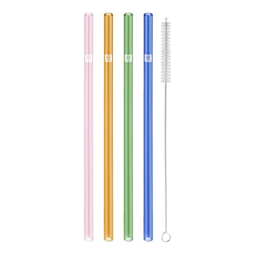 Glassugrör i Olika Färger, Sorrento, 4-pack - Zwilling