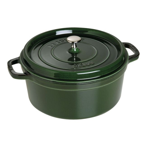 Emaljerad Gjutjärnsgryta, Grön - Staub