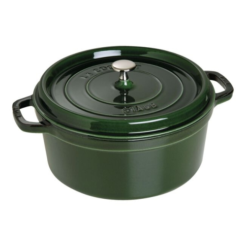 Emaljerad Gjutjärnsgryta, Grön - Staub