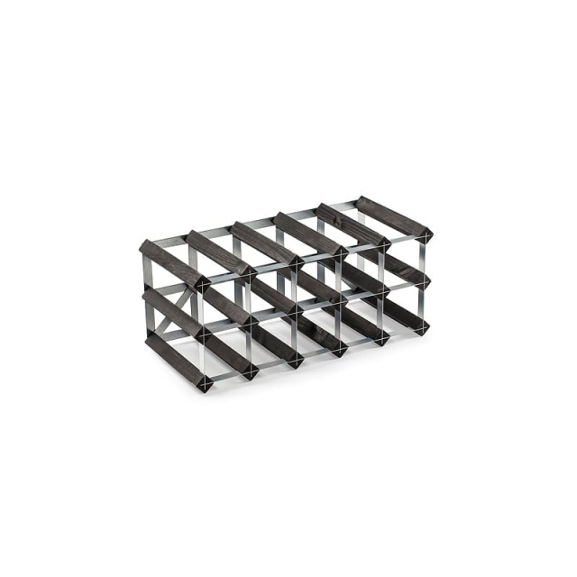 Påbyggnadsbart vinställ - Traditional Wine Racks Co. - Svart, 15 flaskor