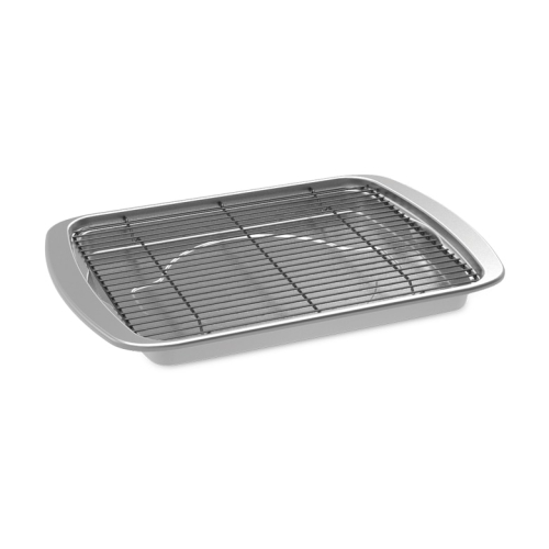 Bakplåt med Ugnssäkert Galler, Large, Naturals - Nordic Ware