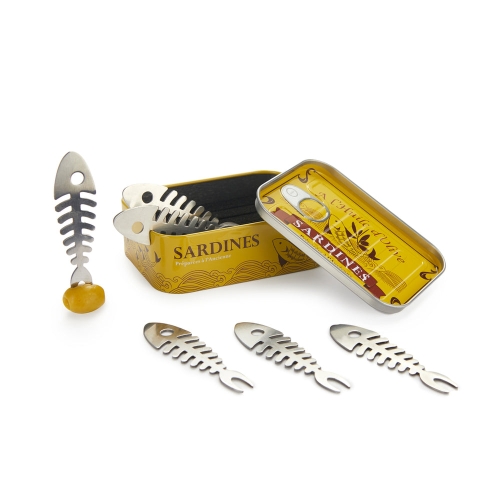 Snacksgafflar, Sardiner, 6-pack - Balvi